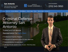 Tablet Screenshot of garychuraklaw.com